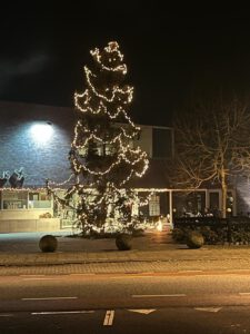 Dorpskerstboom plaatsen