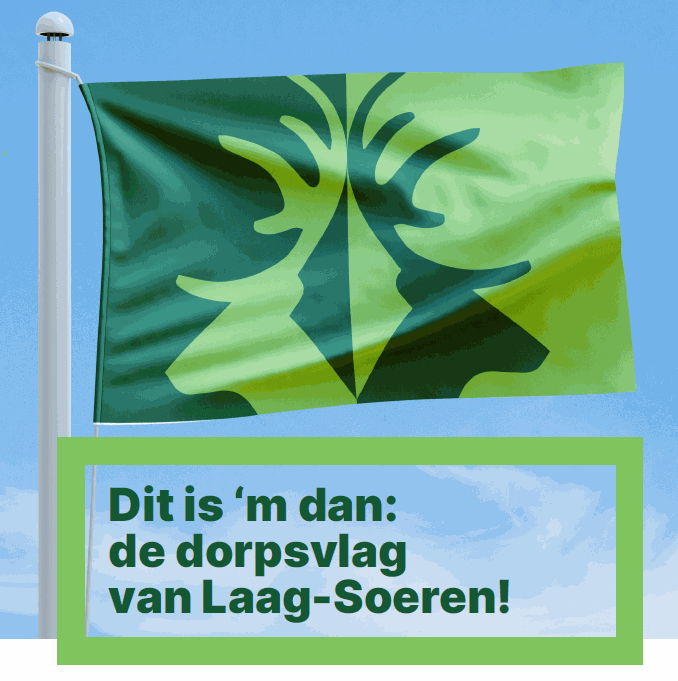 Binnenkort staat op www.ikbuurtmee.nl een initiatief voor Laag-Soeren.                                                                De Vlaggen commissie is van plan om op een paar plekken in het dorp vlaggenmasten te plaatsen met de dorpsvlag.