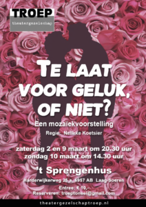 Theater voorstelling Troep