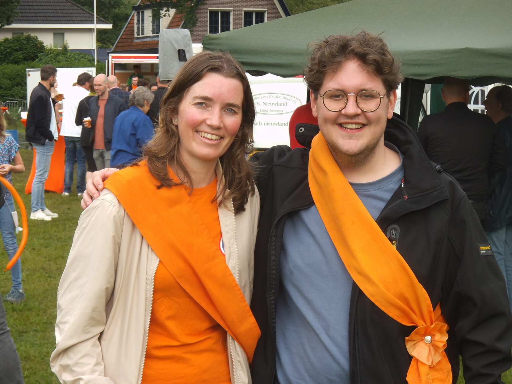 Sigrid van Milligen en Gert Nieuwland koningskoppel in Laag Soeren