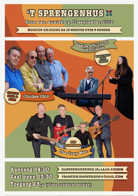 Muziekfestival in ´t Sprengenhus