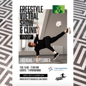 Freestyle voetbal workshop ’t Sprengenhus