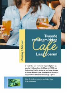 Zondagmiddag café in 't Sprengenhus