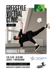 Freestyle Voetbal workshop in ‘t Sprengenhus
