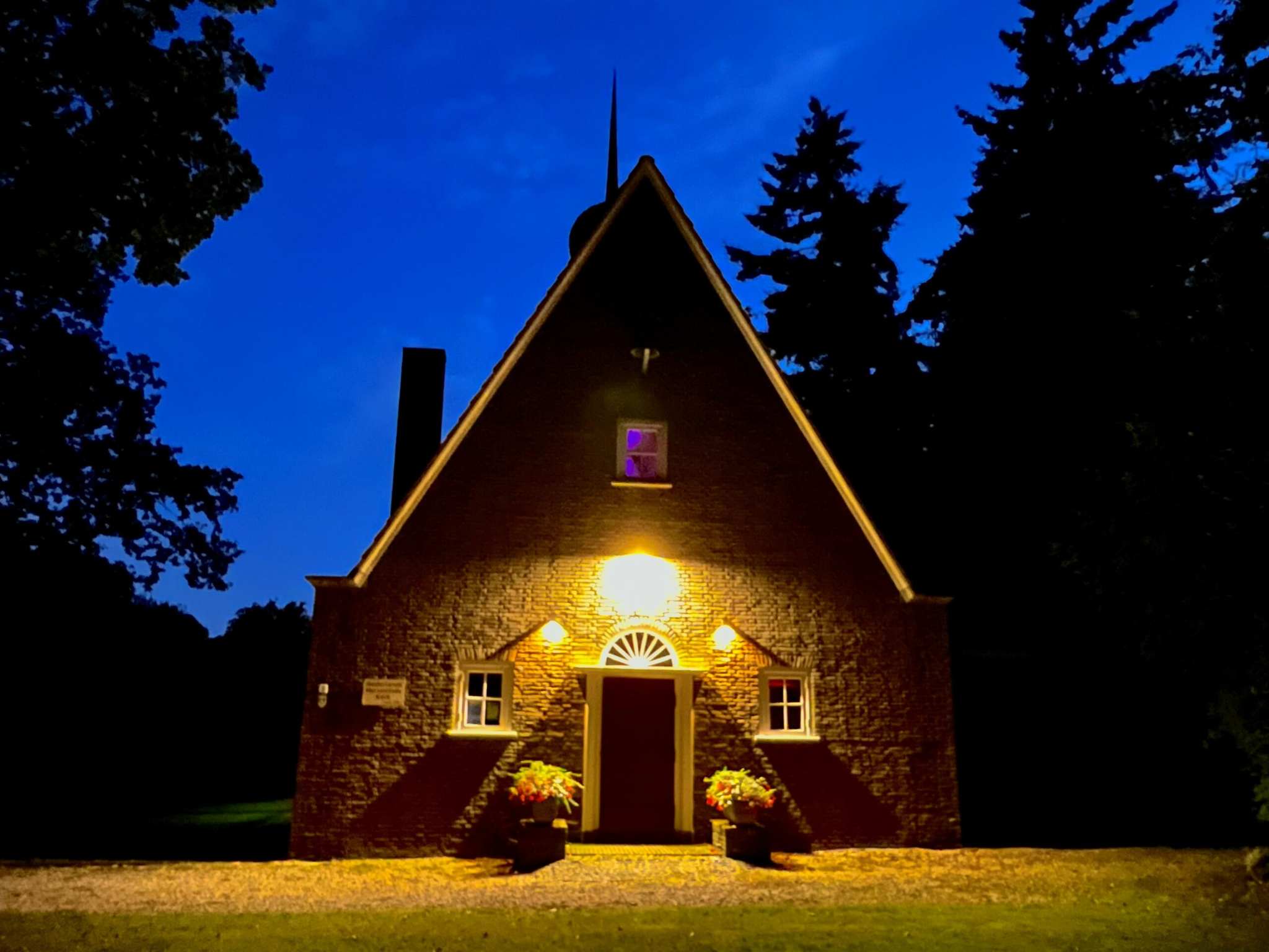 Heidekapel nieuwe verlichting