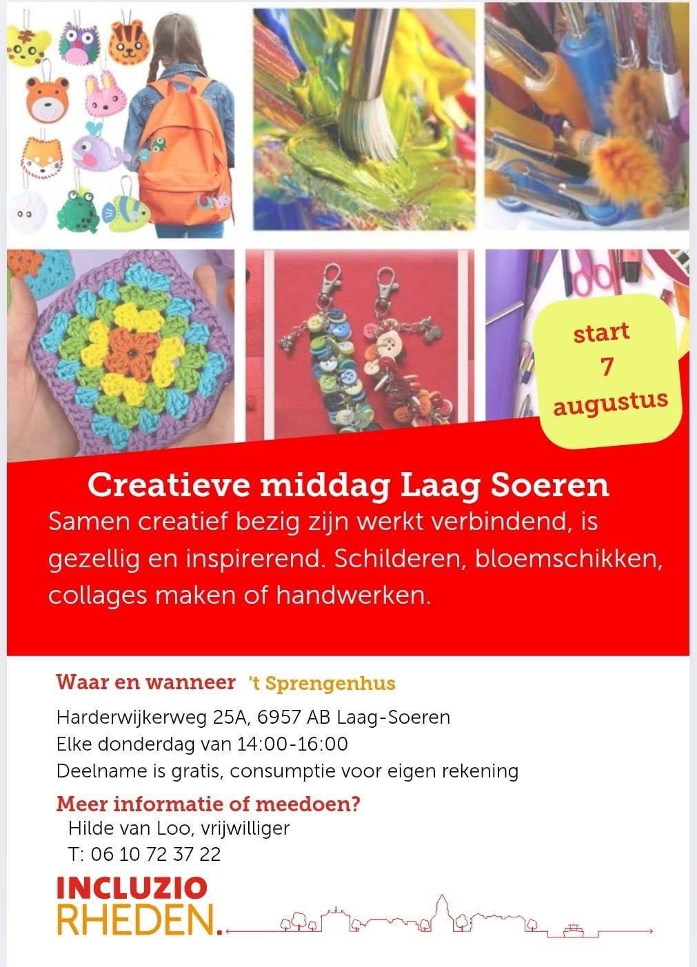 Creatieve middag in ‘t Sprengenhus