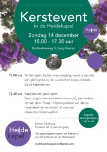 Kerst event in Heidekapel