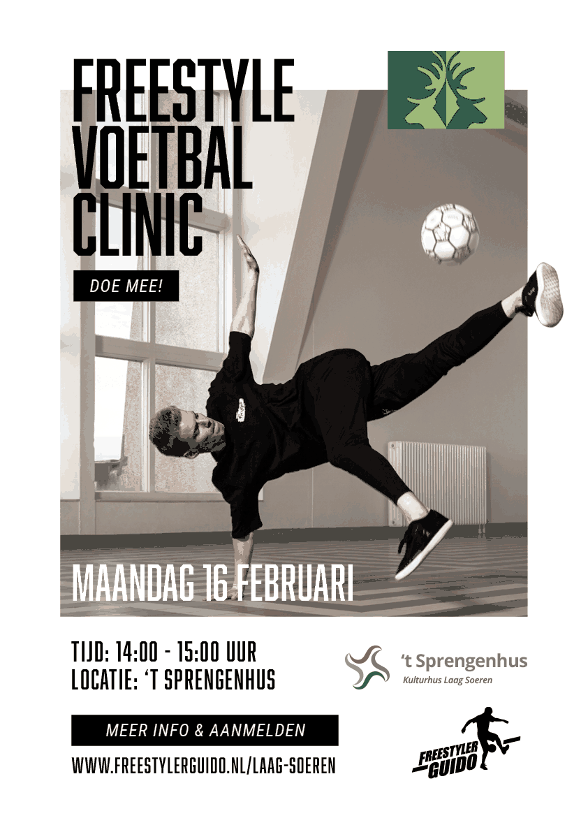 Freestyle voetbal clinic