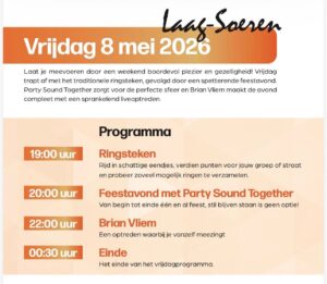 Oranjefeest 8 en 9 mei